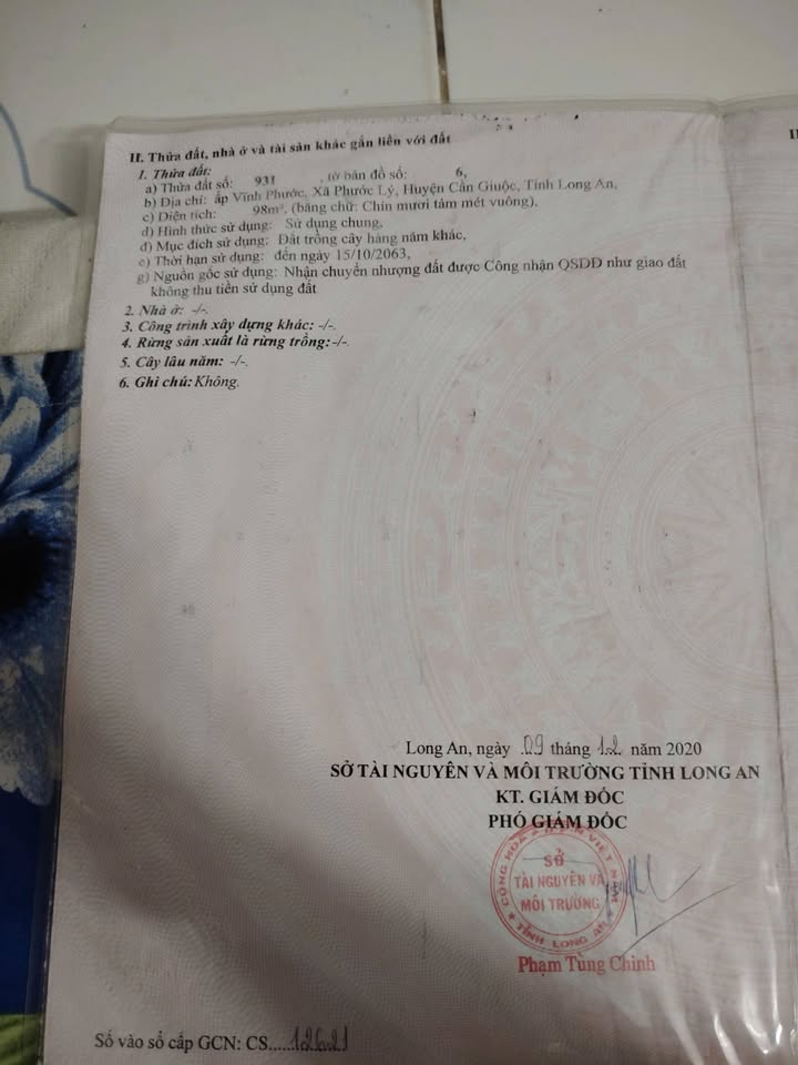 Nhà cấp 4 tại Phước Lý, Cần Giuộc, 98m² giá 1.3 tỷ - Sổ hồng riêng, an ninh tốt!