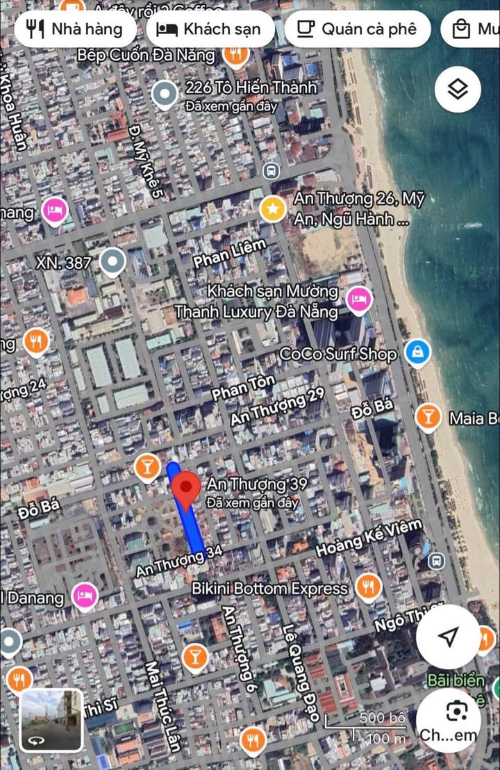 Đất mặt tiền An Thượng 3x Đà Nẵng 120m² giá 34 tỷ - Cơ hội đầu tư tuyệt vời!