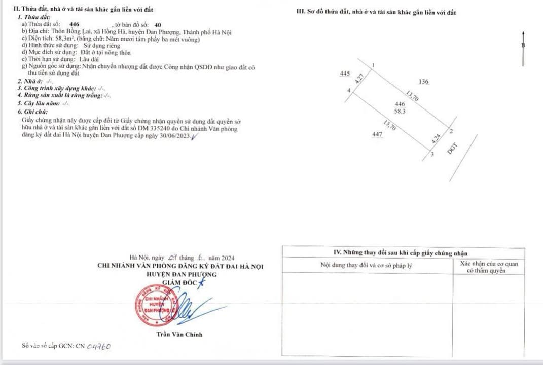 Căn hộ chung cư Hồng Hà Đan Phượng 50m² - Sẵn sàng vào ở!