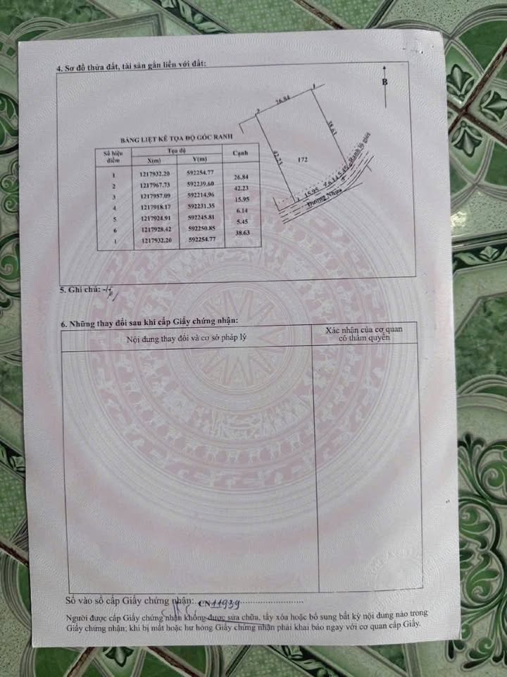 Đất vườn 1114.3m² tại Trung An, Củ Chi giá chỉ 3.65 tỷ - Cơ hội đầu tư tuyệt vời!