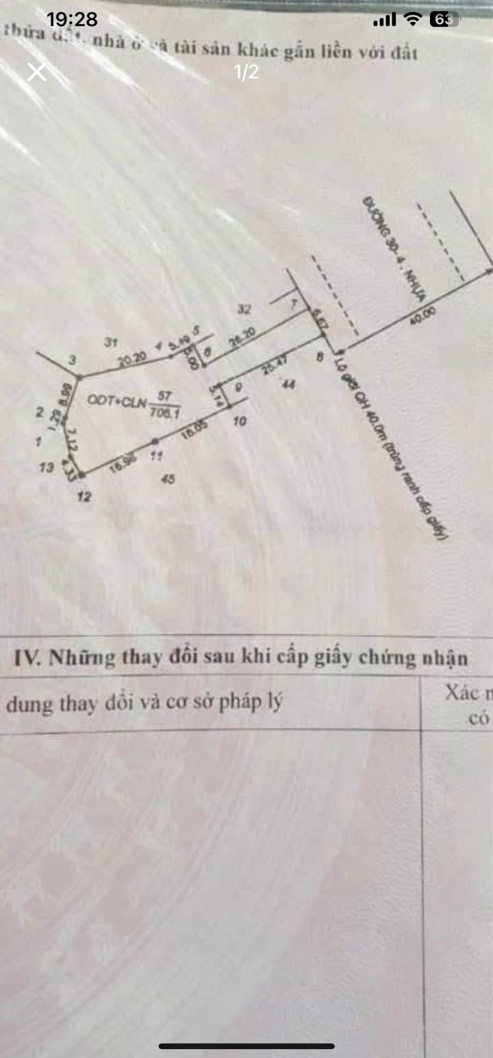 Đất mặt đường 30/4, phường 3, Tây Ninh 706m² - Cơ hội đầu tư hấp dẫn!