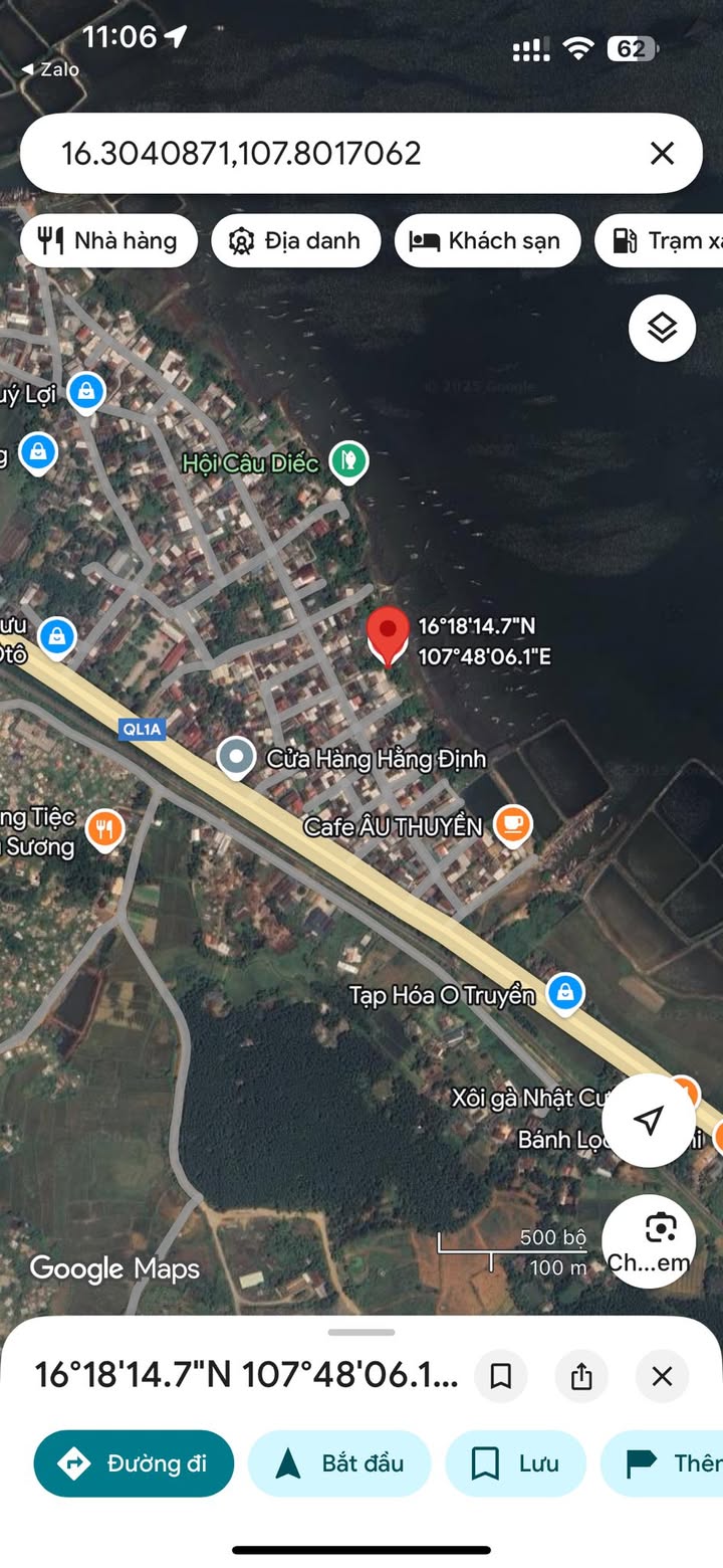 Đất ở Lộc Điền, Phú Lộc 900m² giá 1.3 tỷ - Đầu tư sinh lời ngay!