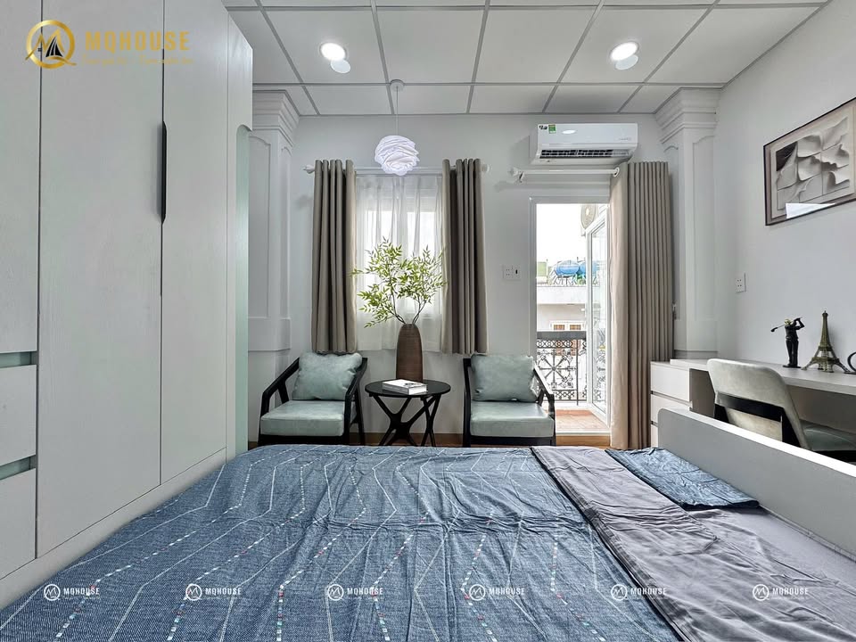Penthouse cho thuê 1PN tại Âu Cơ, Tân Bình - Không gian rộng rãi, tiện nghi tối đa!