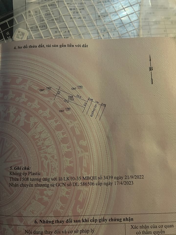 Lô đất chính chủ Đông Hoàng Đông Sơn 115m² giá 900 triệu - Đầu tư thông minh!