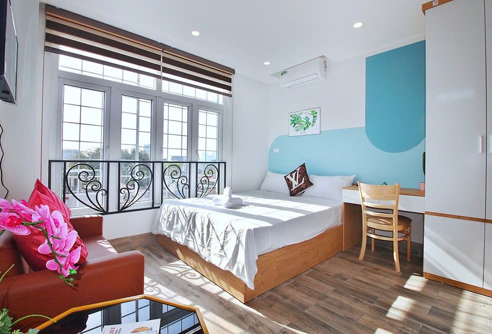 Căn hộ dịch vụ 35m² tại Đội Cấn chỉ 5.5 triệu - Thiết kế đẹp, vào ở ngay!