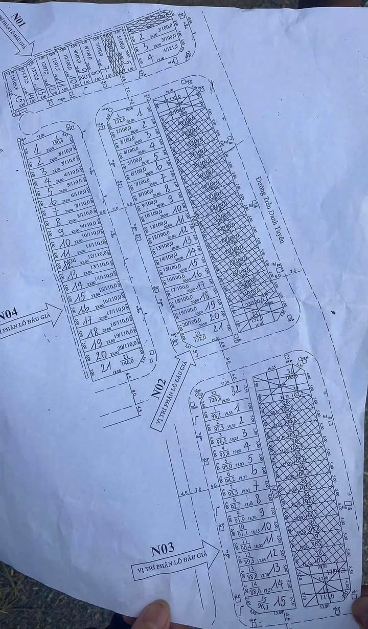 Đất Lô 2 Trần Danh Tuyên, Đồng Sơn, Bắc Ninh 100m² - Hướng Tây Nam Tài Lộc