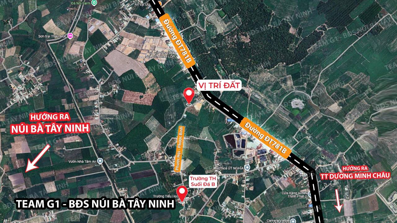 Bán đất Suối Đá Dương Minh Châu 1000m² giá 499 triệu - Đầu tư sinh lời ngay!