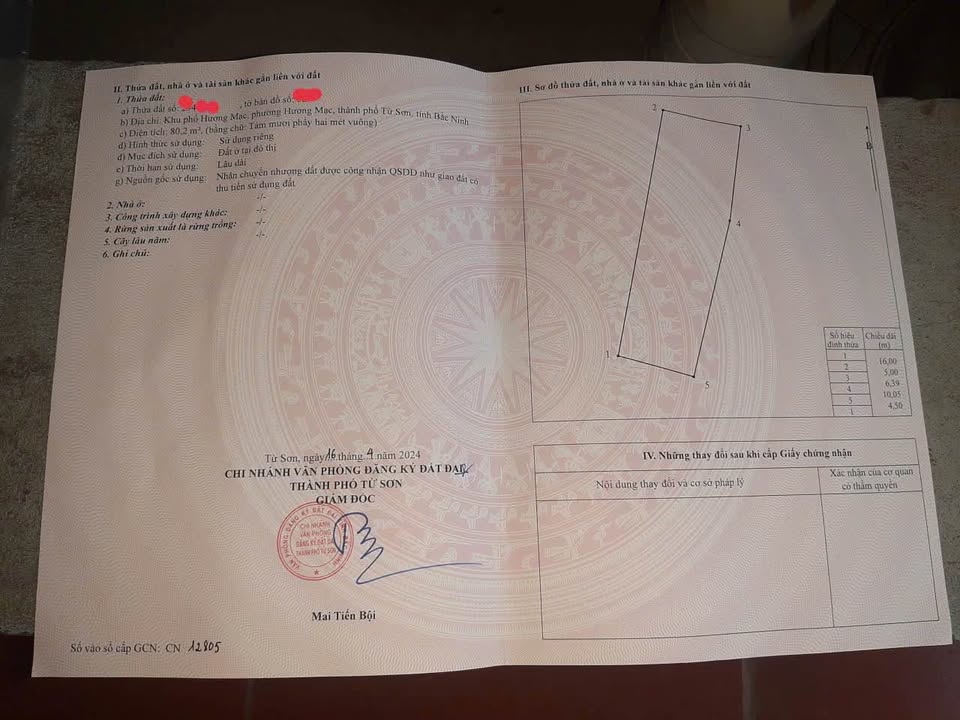 Đất nền Phù Khê Từ Sơn 85m² giá 3 tỷ - Cơ hội đầu tư hấp dẫn!