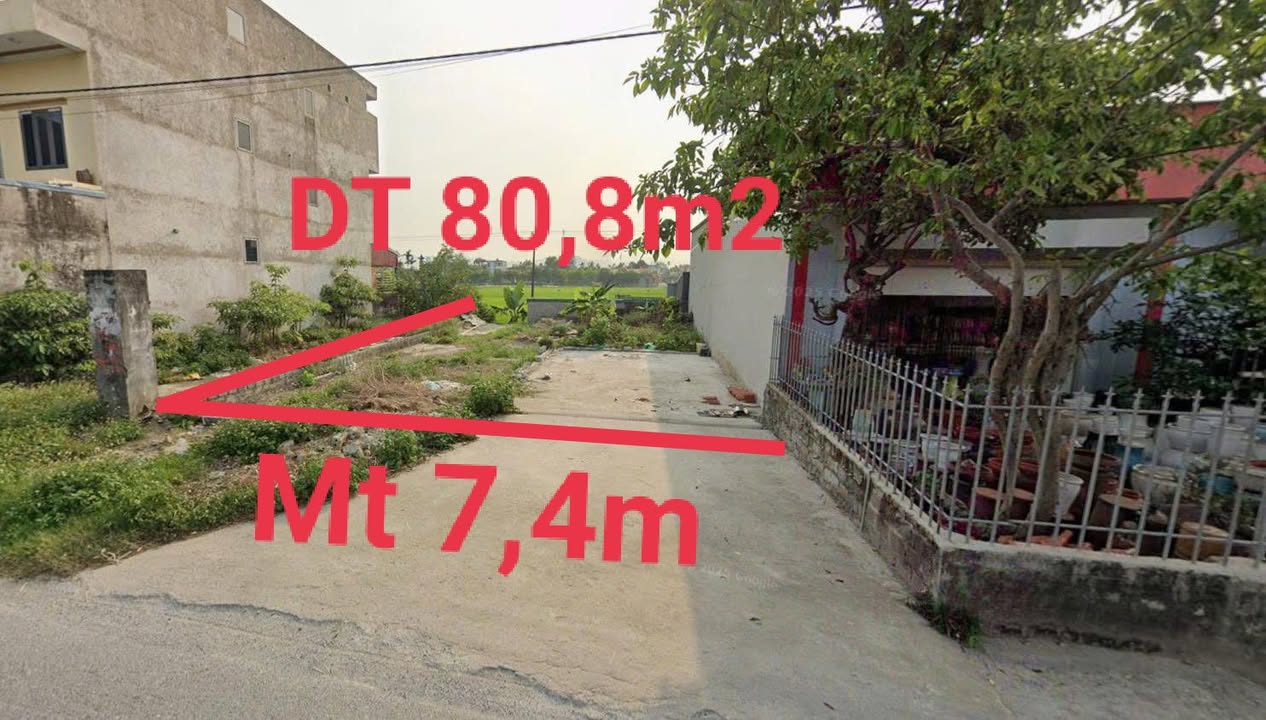 Đất thổ cư Giao Thủy 80.8m² giá thỏa thuận - Cơ hội đầu tư sinh lời ngay!