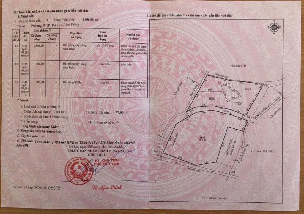 Đất nền Đồi Huy Hoàng Đà Lạt 3000m² giá 24 tỷ - Đầu tư sinh lời hấp dẫn!