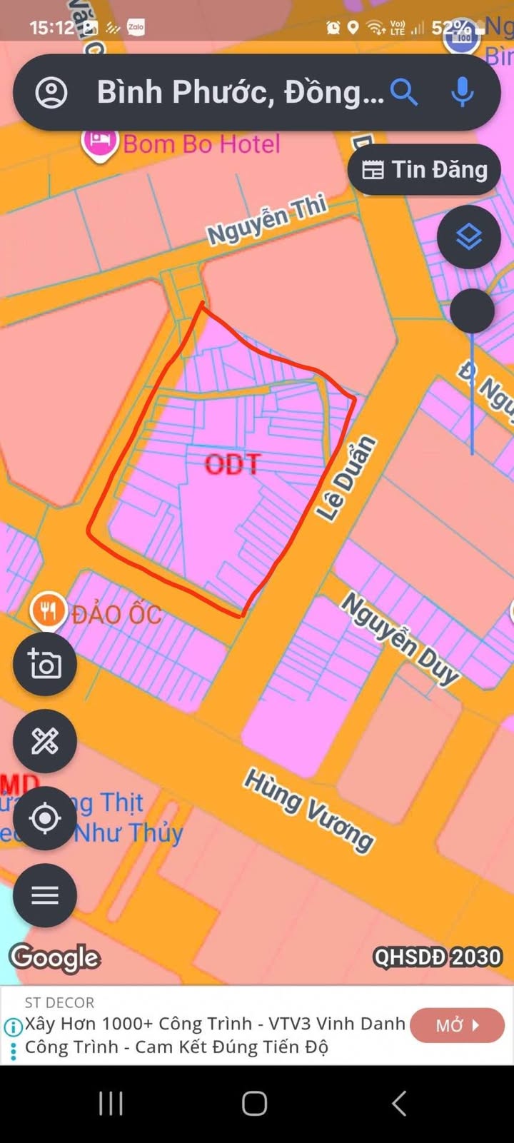 Đất mặt tiền đường Lê Duẩn, Tân Bình, Đồng Xoài 121m² - Vị trí kinh doanh lý tưởng!