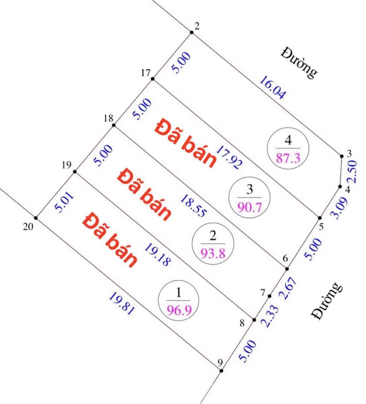 Đất nền Nghi Phong Vinh 87,3m² giá 1 tỷ - Cơ hội đầu tư tiềm năng!