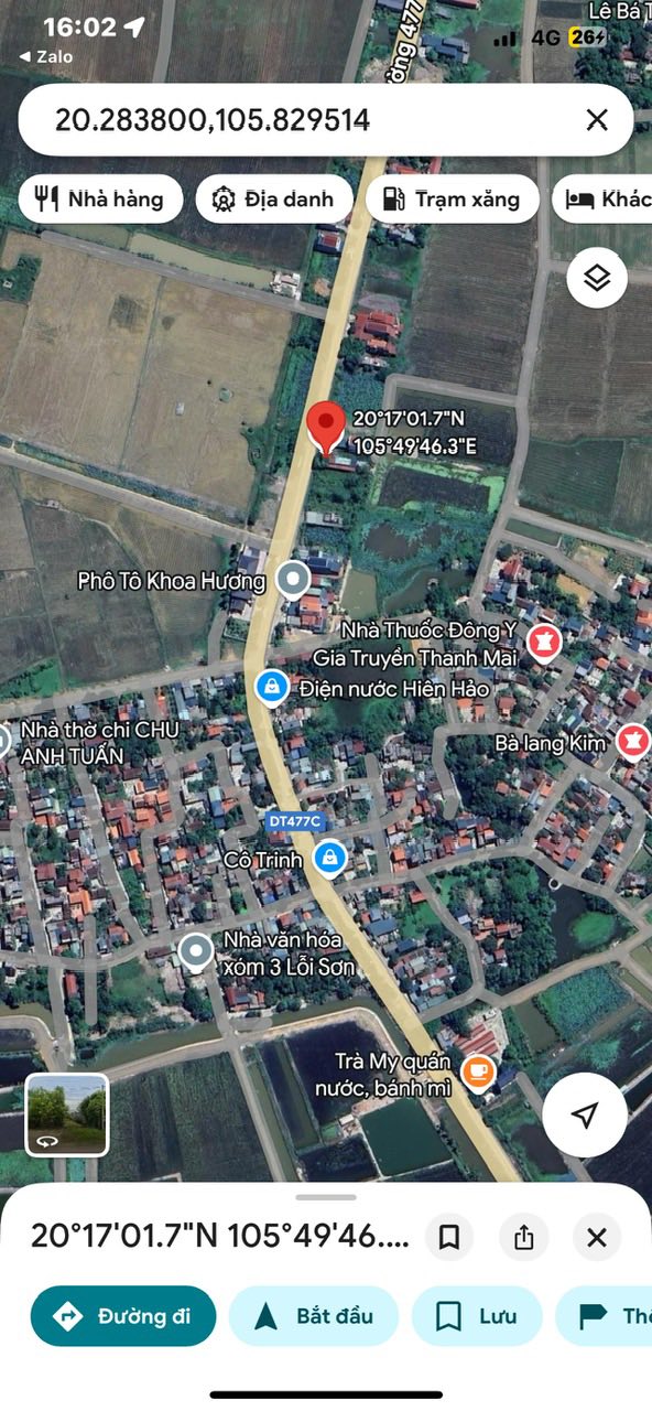 Đất nền xã Gia Phong, huyện Gia Viễn 120m² - Vị trí đẹp gần ủy ban và trường học