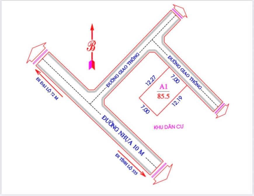 Bán lô đất Vinh Lộc Nghi Lộc 85m² giá 1.26 tỷ - Đường thông thoáng, dân cư đông đúc!