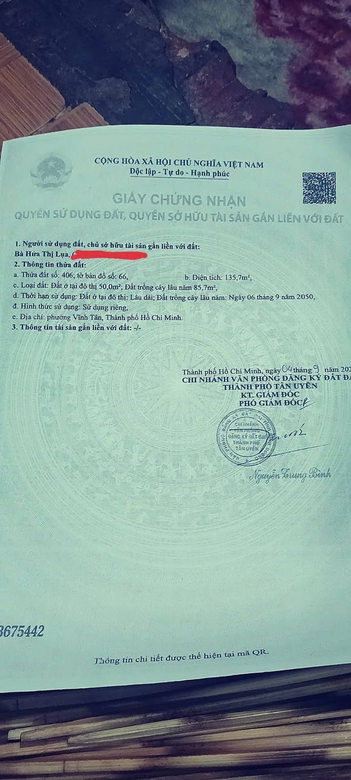 Đất nền Tân Bình, Bắc Tân Uyên 135m² giá chỉ 930 triệu - Đầu tư sinh lời hấp dẫn!