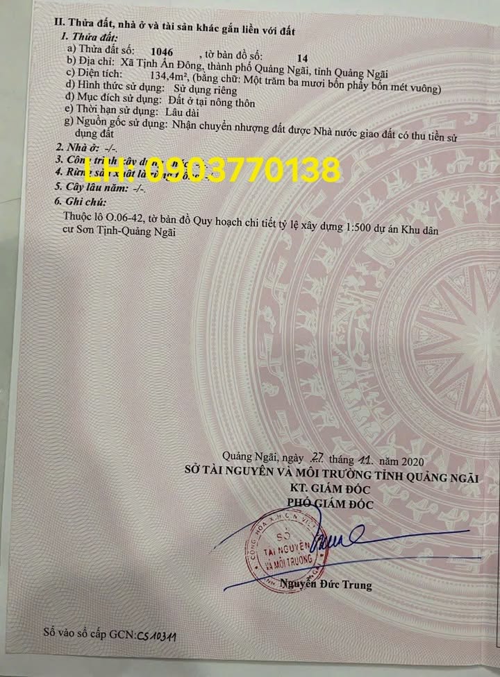 Đất nền KDC 577 Quảng Ngãi 135m² giá thỏa thuận - Lô góc phố đi bộ hiếm có!