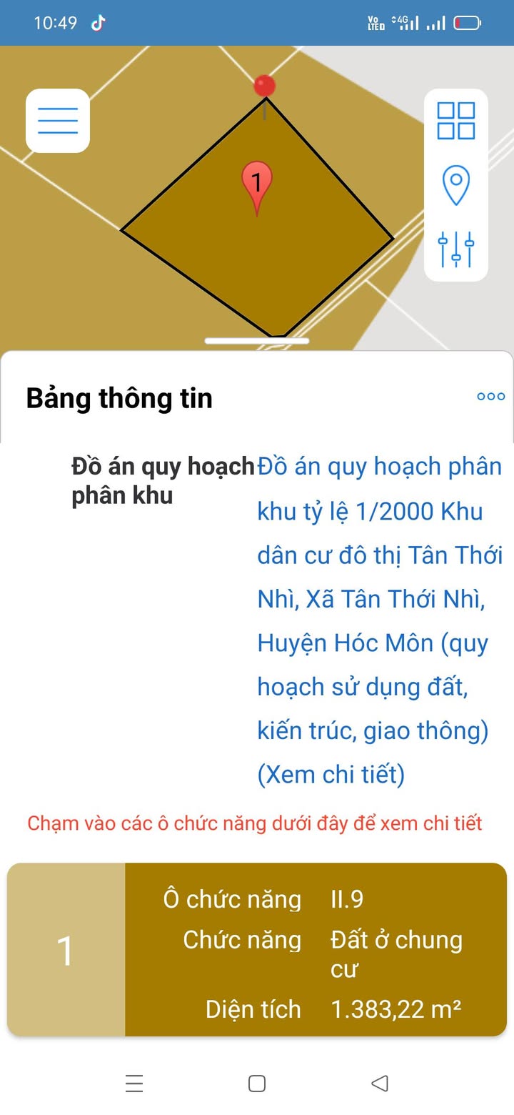 Đất nông nghiệp Tân Thới Nhì, Hóc Môn 1400m² giá 3.64 tỷ - Pháp lý rõ ràng, quy hoạch đất ở