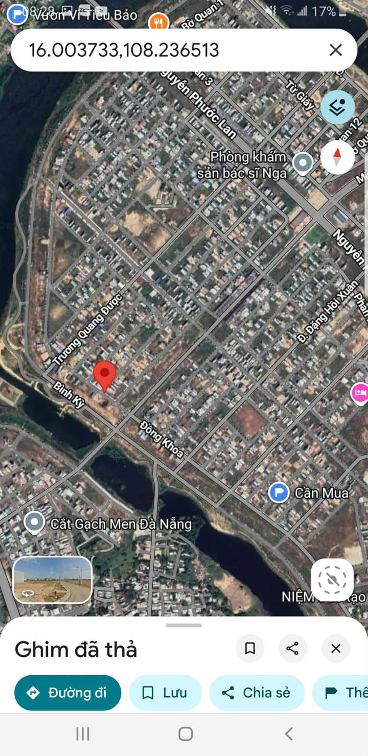 Đất nền lô góc Hòa Xuân 265m² giá 16.8 tỷ - Sổ đỏ chính chủ