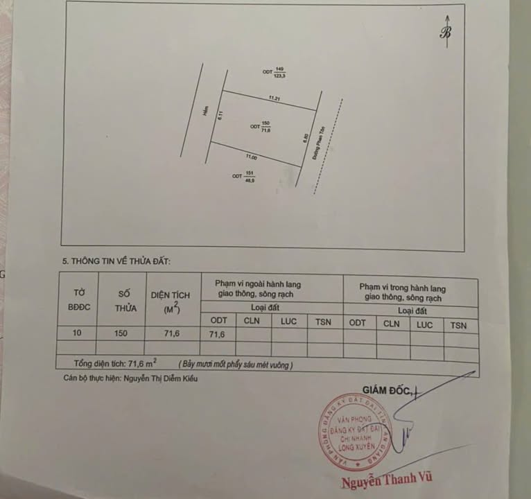 Đất nền mặt tiền đường Phan Tôn, phường Mỹ Xuyên, 76.16m² giá 2.4 tỷ - Cơ hội đầu tư tuyệt vời!