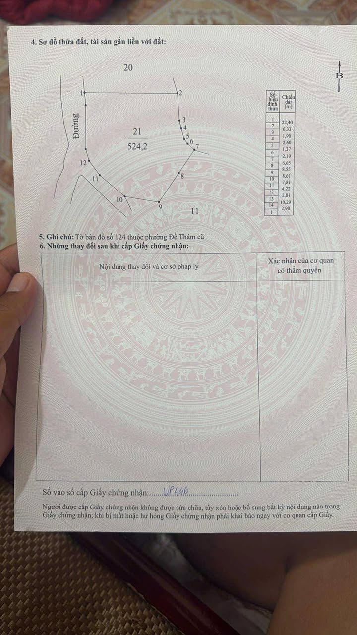 Đất vườn 300m² Đề Thám, Cao Bằng - Giá chỉ 500 triệu, sổ đỏ chính chủ!