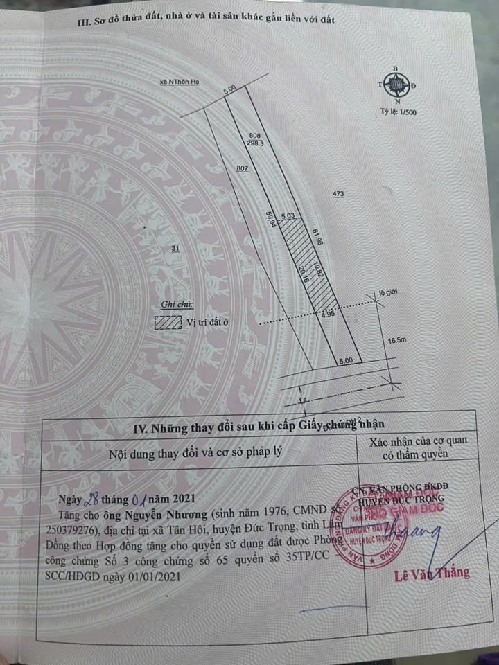 Lô đất Tân Hội, Đức Trọng 300m² giá 1.15 tỷ - Đầu tư sinh lời ngay!