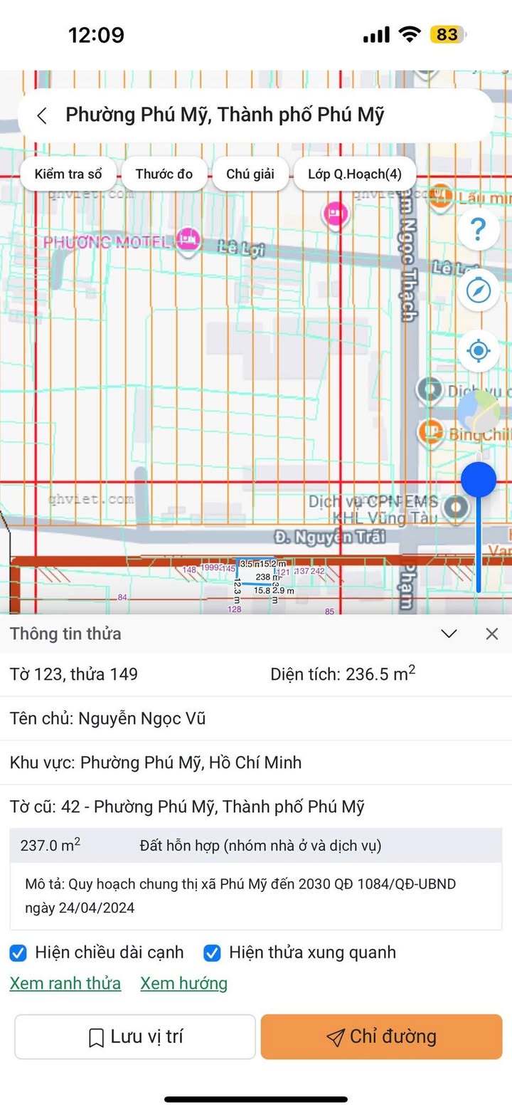 Biệt thự mặt tiền Nguyễn Trãi, Phú Mỹ 234m² - Tiềm năng phát triển cao!