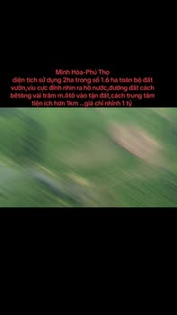 Đất vườn Minh Hòa Yên Lập 2ha giá 1 tỷ - Sổ hồng chính chủ ngay hôm nay!