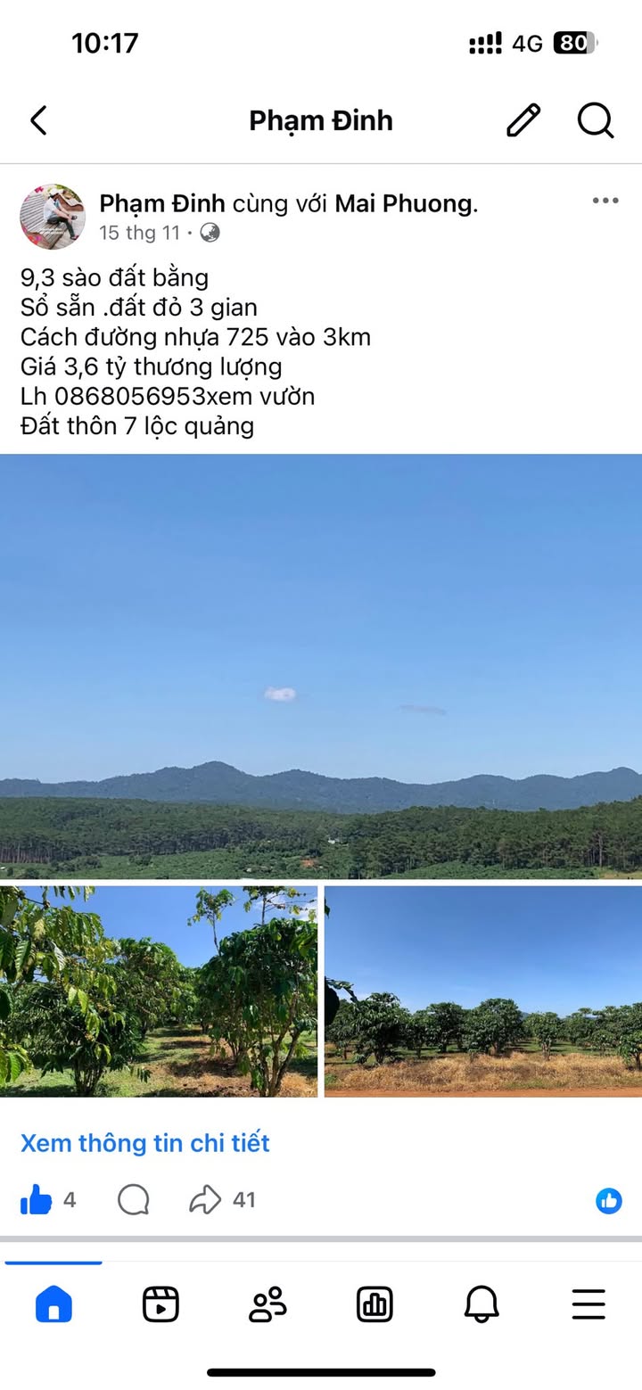 Đất thổ cư 9,3 sào tại Lộc Quảng, Bảo Lâm - Giá chỉ 3.36 tỷ, cơ hội đầu tư hấp dẫn!