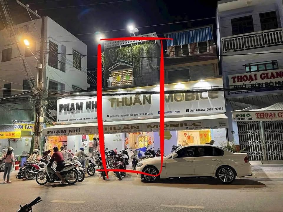 Nhà mặt tiền đường Thoại Ngọc Hầu, Mỹ Long, Long Xuyên 55m² - Tiềm năng kinh doanh lớn!