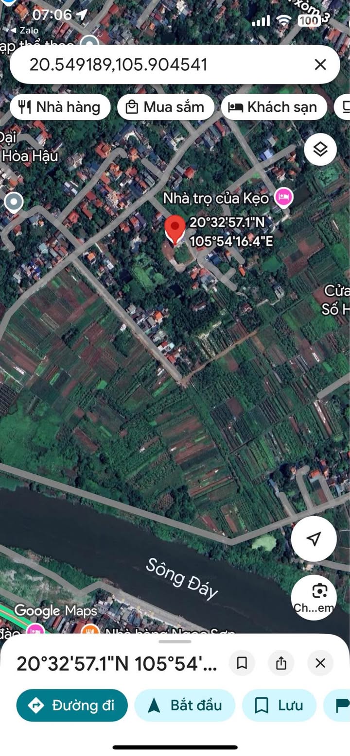 Đất thổ cư 62m² tại thôn 2, Phù Vân - Giá chỉ 1 tỷ VND, sẵn sàng đầu tư!