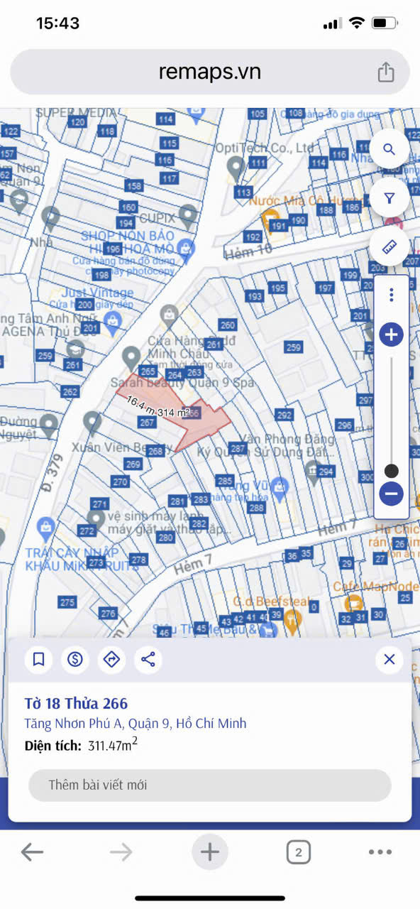 Nhà 3 tầng Thủ Đức 263m² giá 18.3 tỷ - Bán gấp, hoa hồng 3%