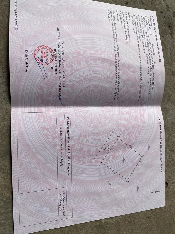 Nhà đẹp 114m² tại Đông Lỗ, Ứng Hòa, giá 1 tỷ - Sẵn sàng vào ở ngay!