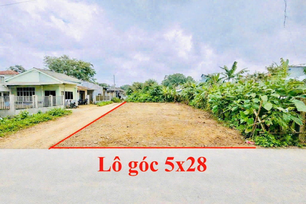 Lô góc 2 mặt tiền Đại Hiệp 140m² giá 970 triệu - Đầu tư sinh lời ngay!