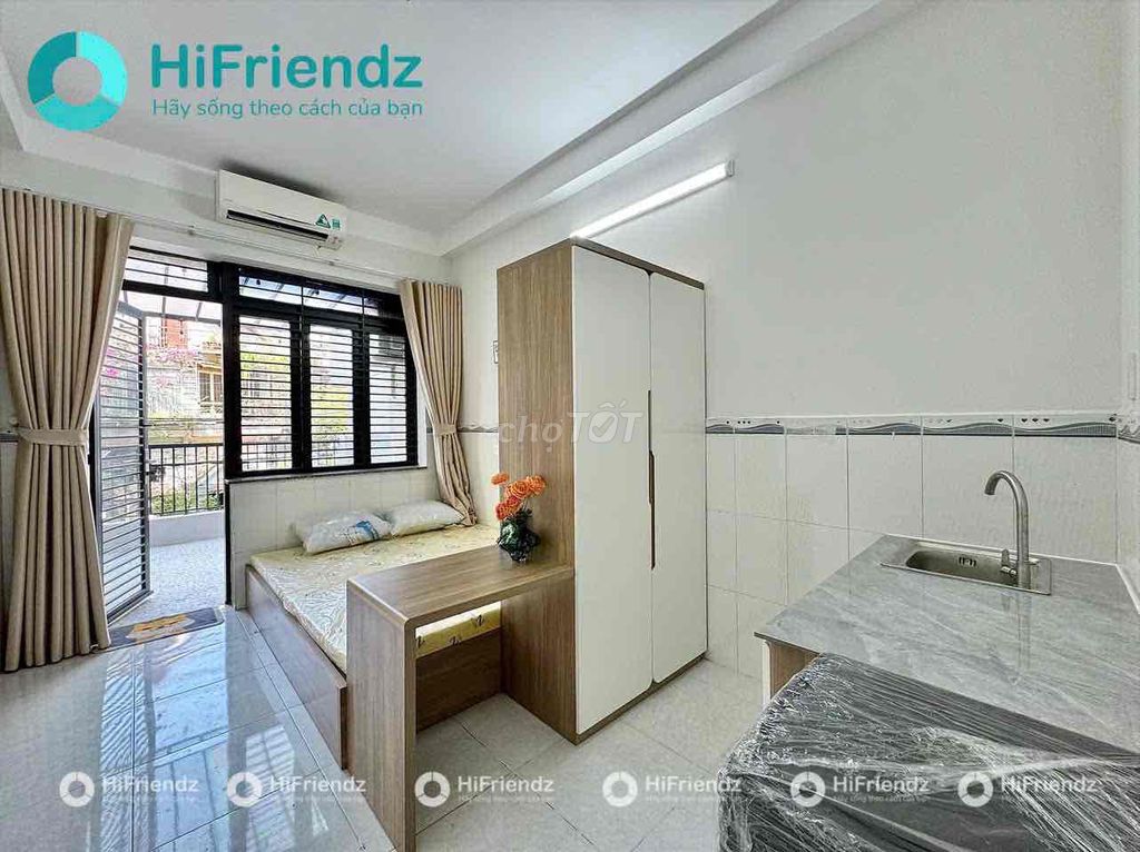 Studio đầy đủ nội thất 25m² tại Hoàng Hoa Thám, Phú Nhuận - Giá chỉ 5.9 triệu!