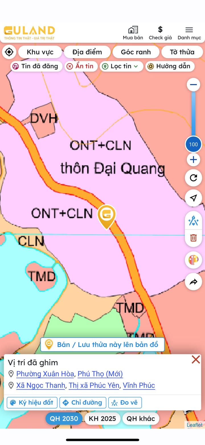 Đất vườn 3668m² đường Lê Duẩn, Phúc Yên - Cơ hội đầu tư tuyệt vời!