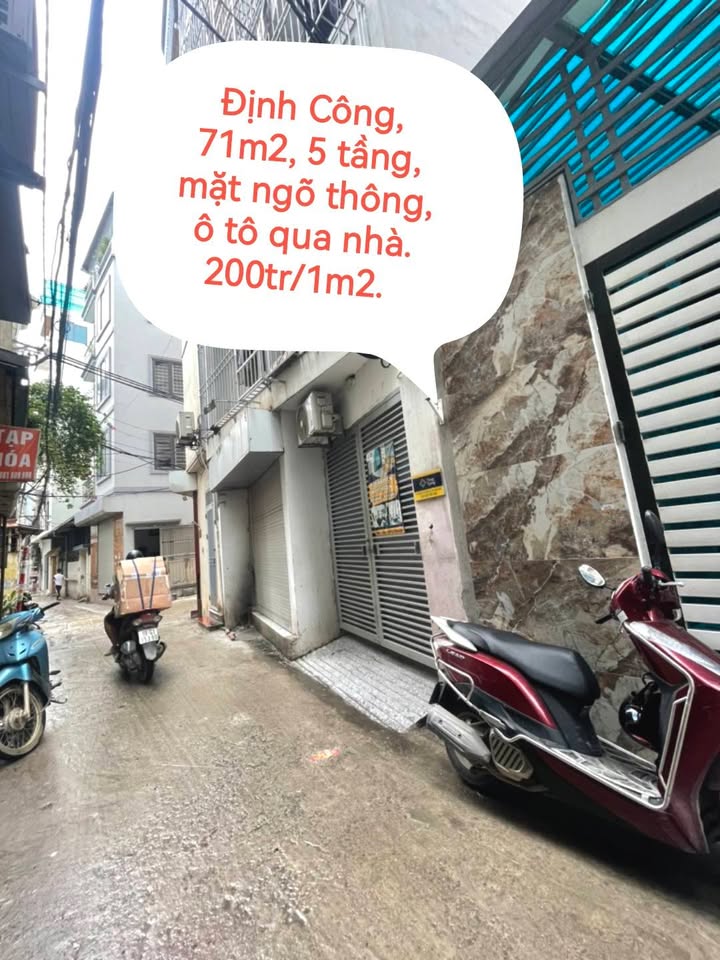 Nhà Định Công 71m² giá 7.1 tỷ - Ô tô vào tận nhà, thiết kế hiện đại!