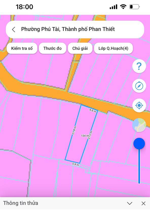 Đất thổ cư Phường Phan Thiết 144m² giá 2 tỷ - Đường ô tô vào tận nơi!