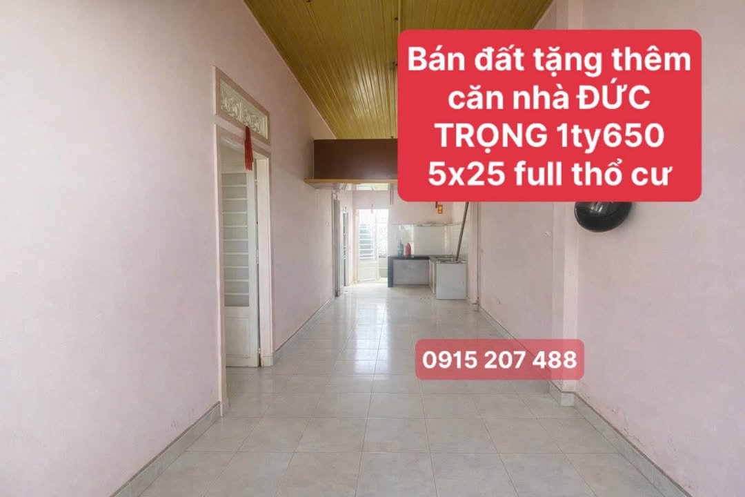 Đất tặng nhà tại Phú Hội, Đức Trọng 125m² giá 1.65 tỷ - Pháp lý rõ ràng!