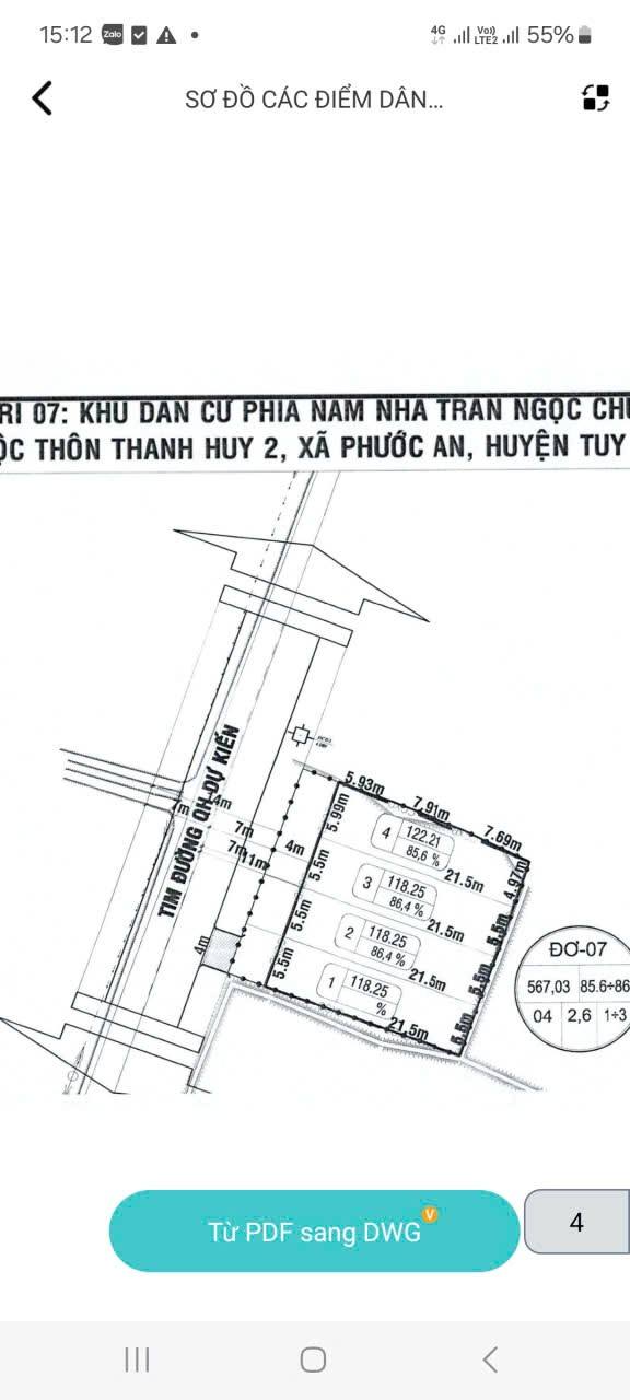 Đất dự án đẹp tại Thanh Huy 2, Phước An, 118m² - Giá chỉ 700 triệu!