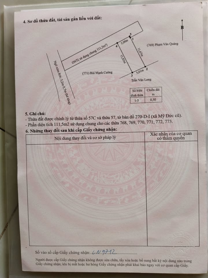 Đất nền tại Minh Khai, Mỹ Đức, An Lão 60m² - Đầu tư sinh lời ngay!