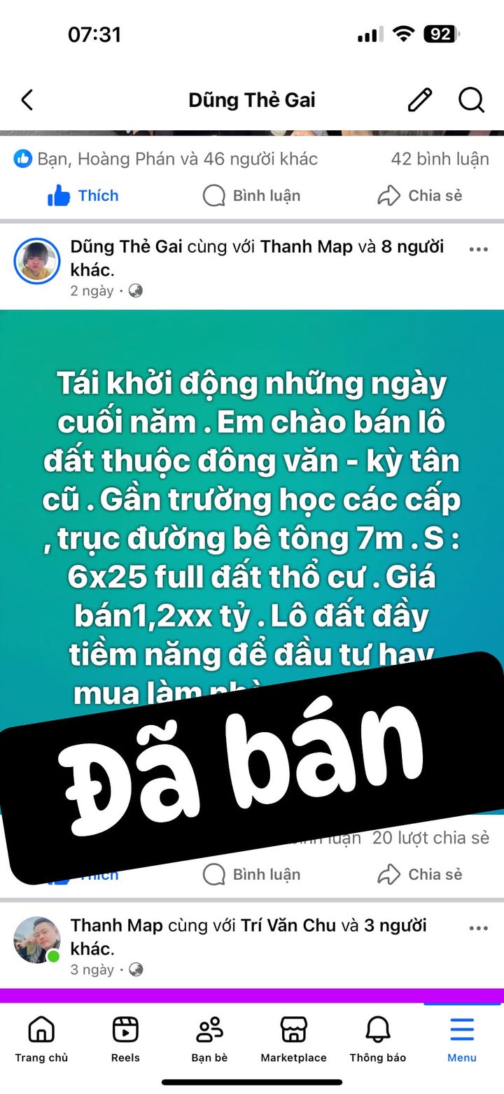 Đất thổ cư Kỳ Tân 500m² giá chỉ 1.5 tỷ - Cơ hội đầu tư tuyệt vời!