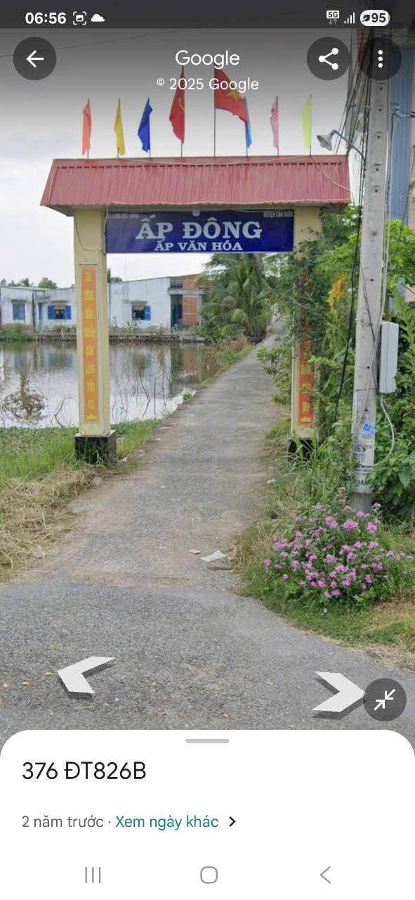 Đất thổ cư 252m² tại Ấp Đông, Long Hữu Đông, Cần Đước - Giá chỉ 650 triệu, chính chủ bán gấp!