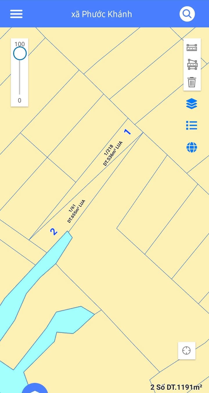 Đất Vườn 1191m² tại Xã Phước Khánh, Nhơn Trạch - Đường Ôtô tới nơi, Sổ đỏ chính chủ!