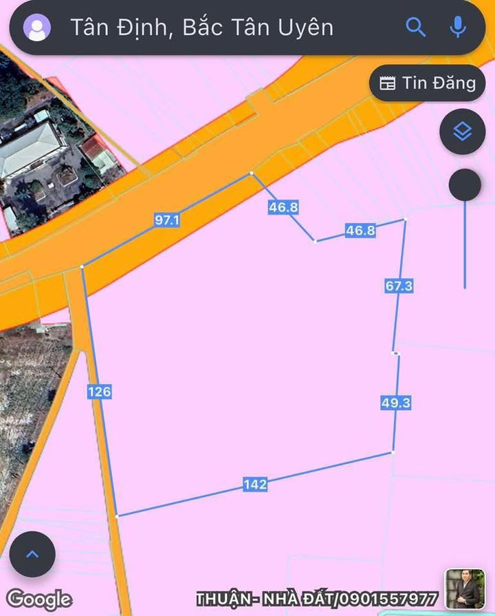 Đất mặt tiền ĐT746 Bắc Tân Uyên 19.500m² giá 60 tỷ - Cơ hội đầu tư không thể bỏ lỡ!