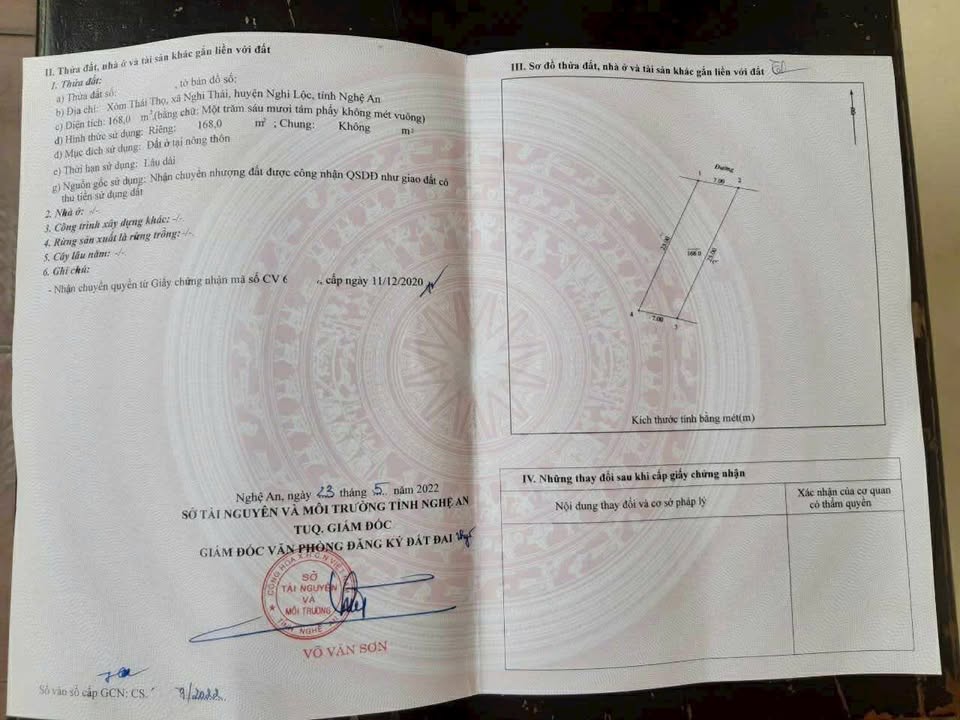 Bán đất Khối Thái Thọ, Vinh Lộc 168m² giá 2.81 tỷ - Đường rộng thông thoáng, gần ĐH Y Khoa!