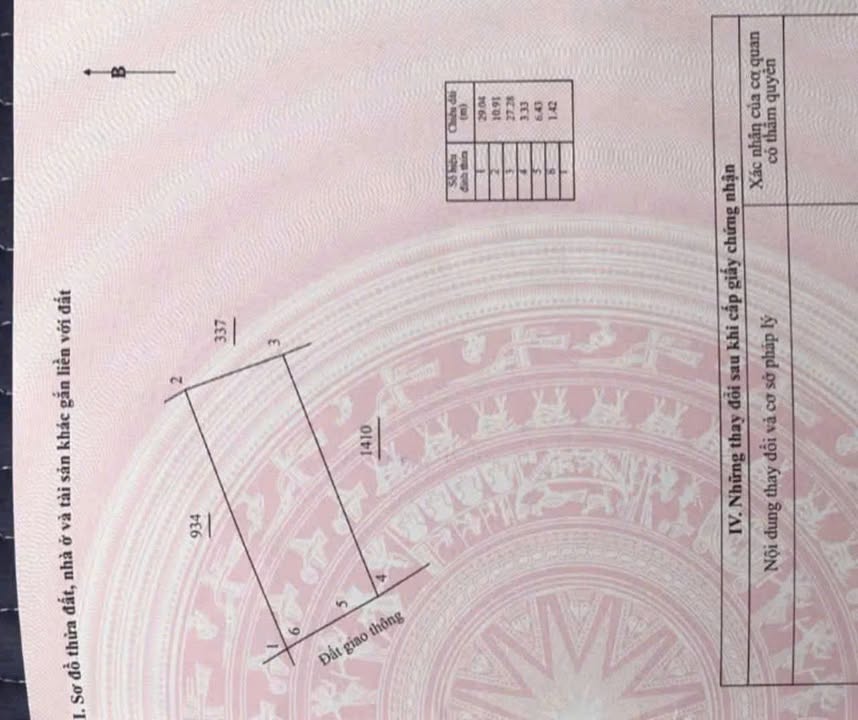 Đất thổ cư Phú Hưng Bến Tre 308m² giá 1.077 tỷ - Sổ đỏ chính chủ, tiện ích đầy đủ!