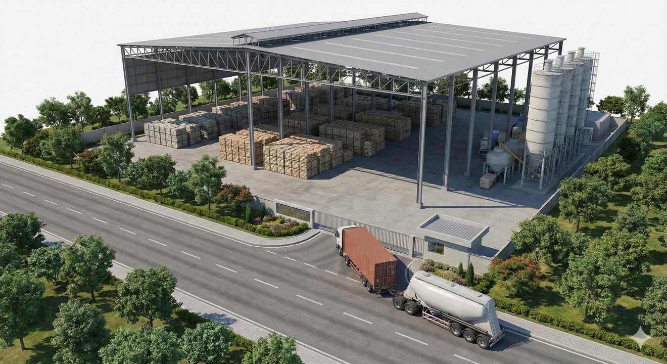 Kho chứa xi măng Hòa Khánh Bắc 1250m² - Cần tìm gấp!