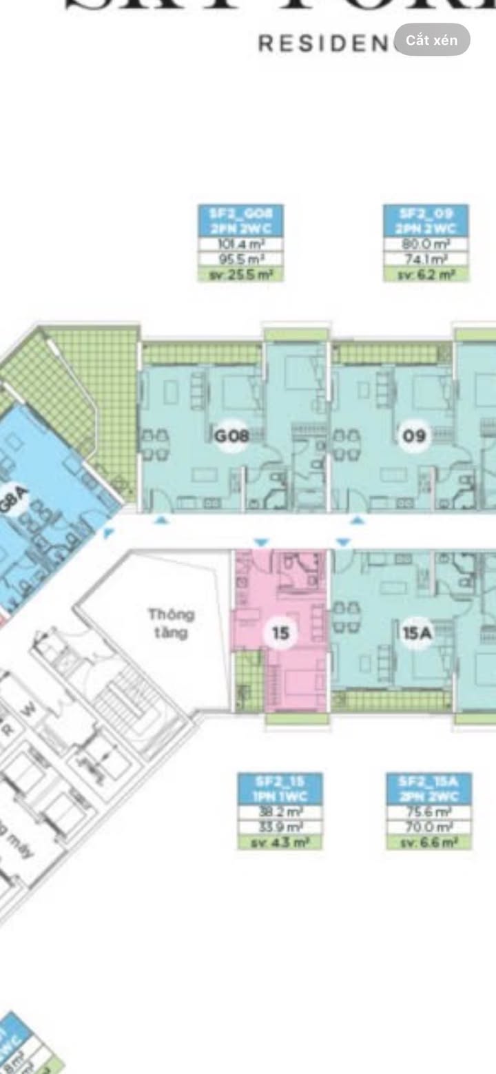 Căn hộ 1PN tại SF2 Văn Giang 33m² giá 2.85 tỷ - Sẵn sàng vào ở ngay!