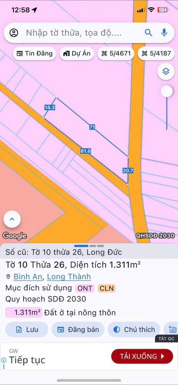 Đất nền Long Đức, Long Thành 300m² giá 7.8 tỷ - Sổ hồng chính chủ sẵn sàng giao dịch!