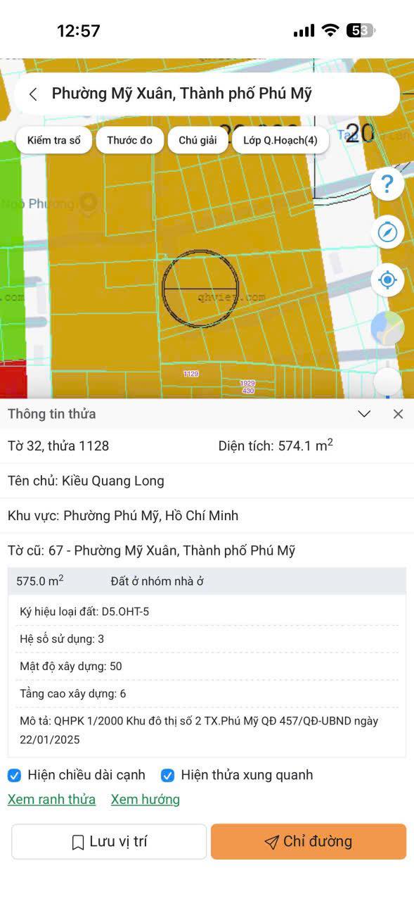 Đất nền Mỹ Xuân Phú Mỹ 221m² giá chỉ 600 triệu - Cơ hội đầu tư tuyệt vời!